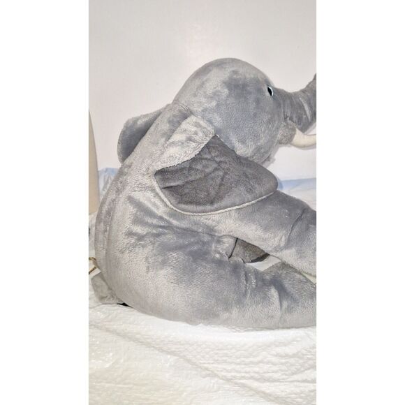 A Planet Earth Elephant Plush Stuffed Animal Toy Realistic African Pachyderm - Picture 11 of 12